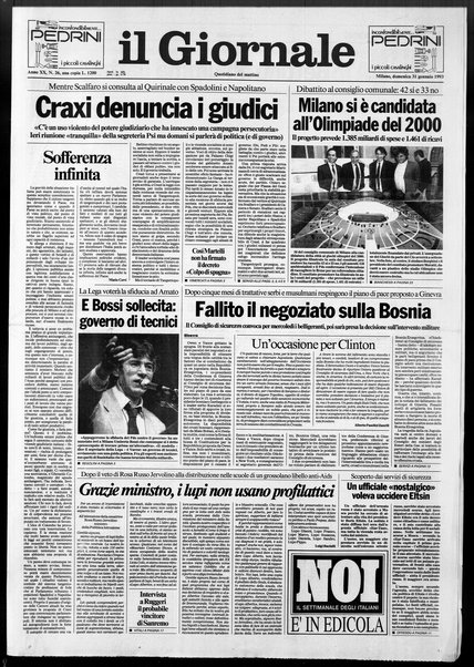 Il giornale : quotidiano del mattino